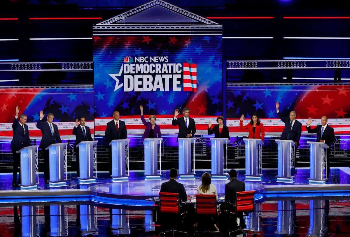 Second Democratic Primary 2020 Debate Betting Odds