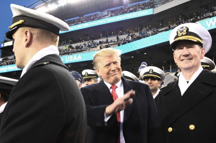 Army and Navy Play In 120th Rivalry Game