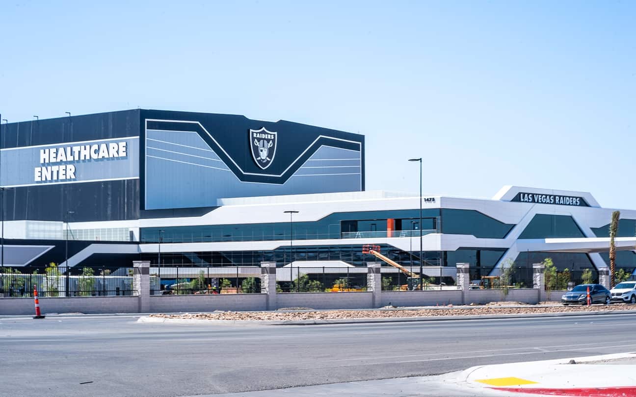 Raiders Practice Facility Nearing Completion