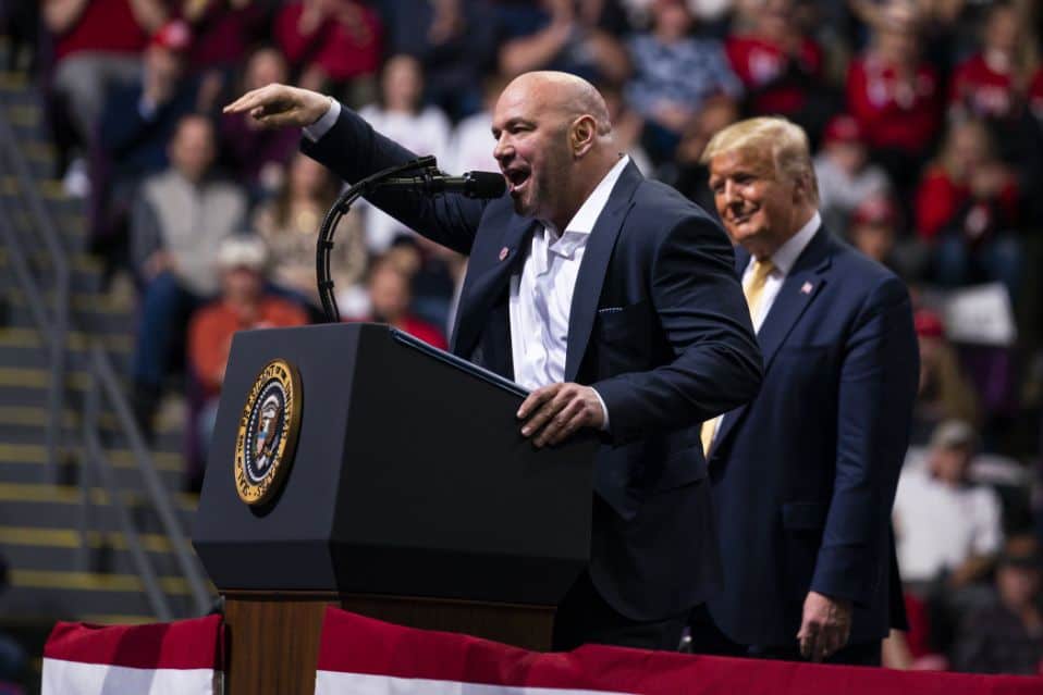 UFC President Dana White Republican National Convention Speech Betting Odds