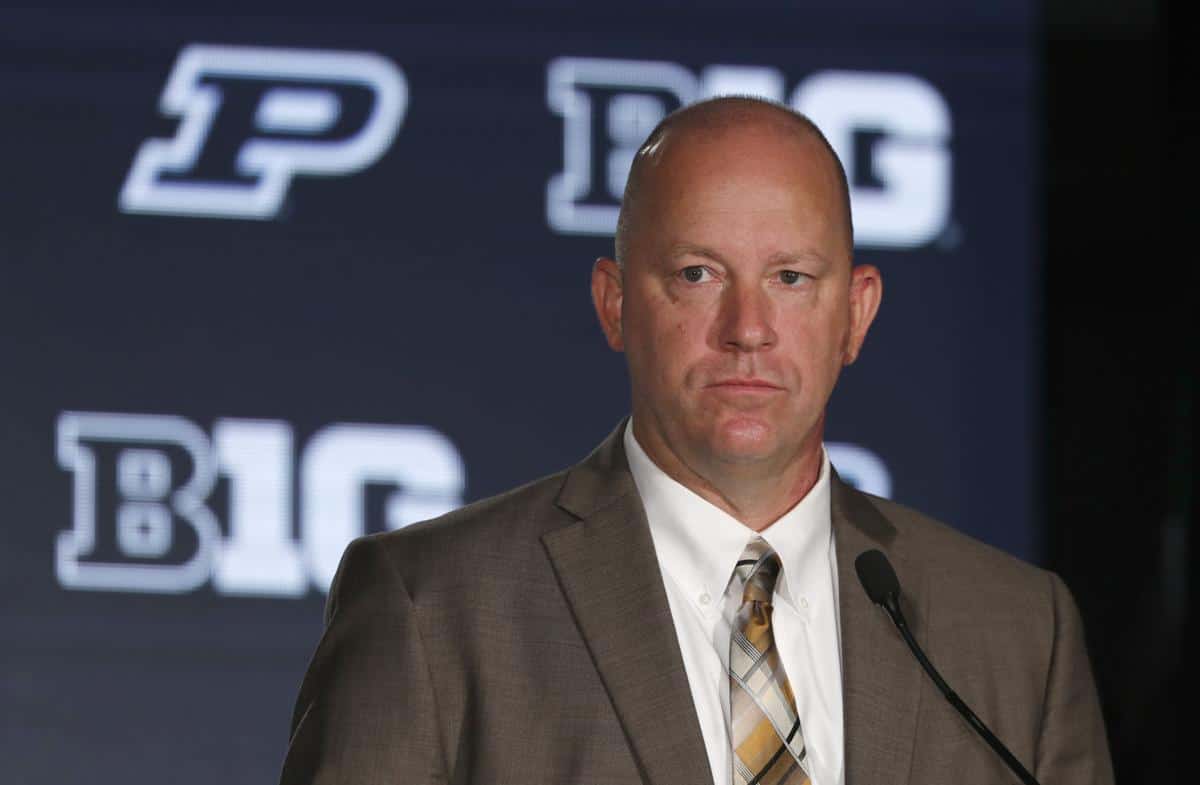 Purdue Head Coach Jeff Brohm Tests Positive For COVID-19