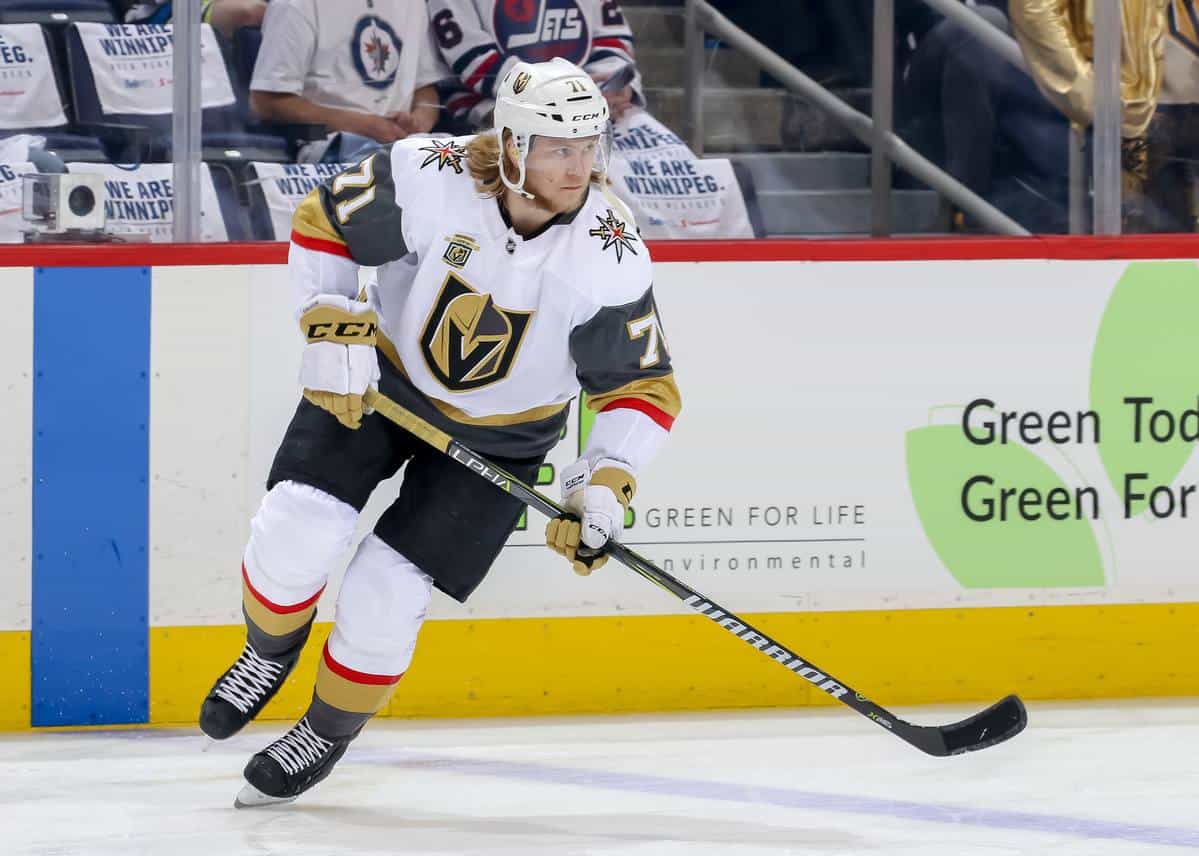VGK Injury Woes Continue As Forward William Karlsson Is Sidelined
