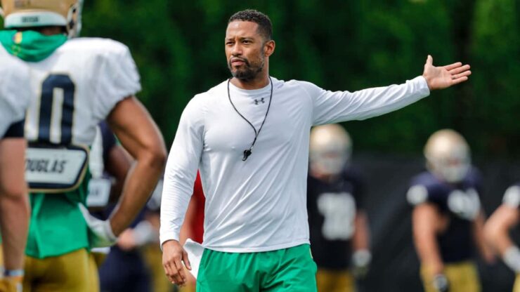 Notre Dame Likely To Promote Marcus Freeman To Head Coaching Position