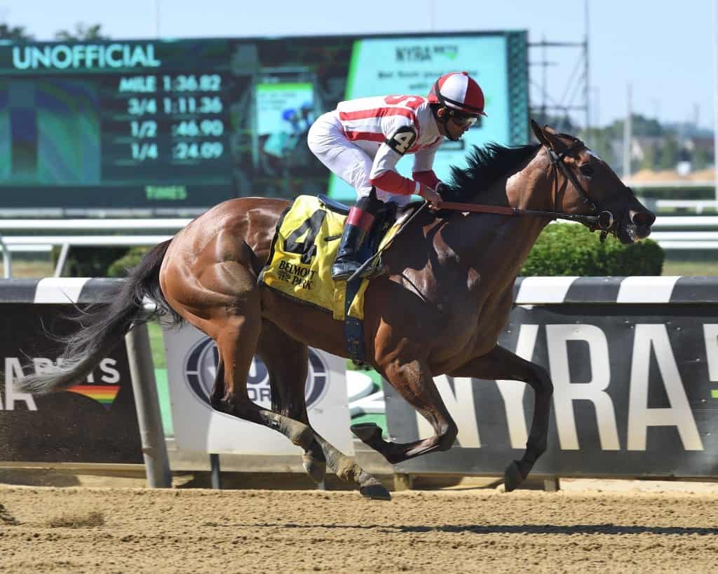 Gerrymander Shines In Mother Goose Stakes