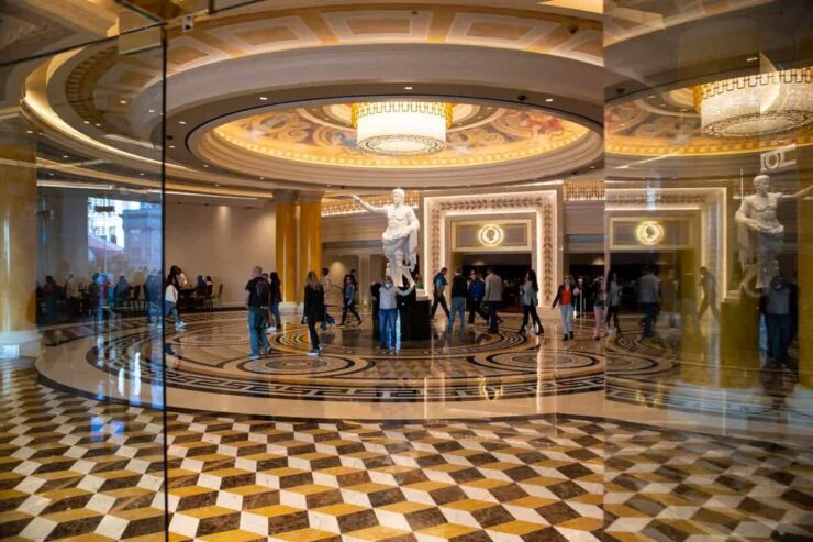 Caesars Palace Las Vegas Unveils New Multi-Million Dollar Front Entrance Renovation