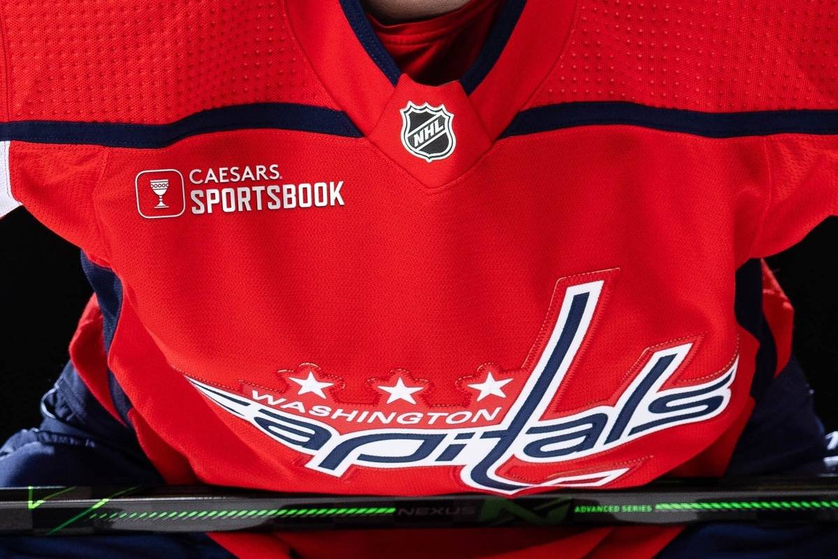 Washington Capitals Announce Caesars Entertainment As Inaugural Jersey Patch Partner