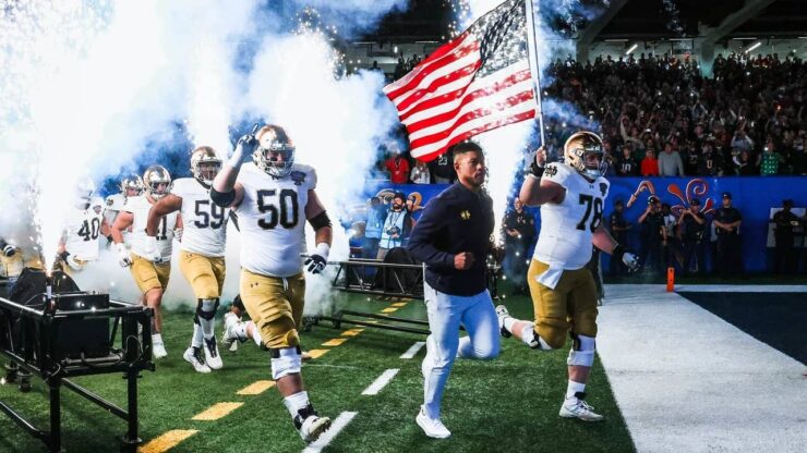 Notre Dame-Penn State Clash With Spot in National Title Game on the Line